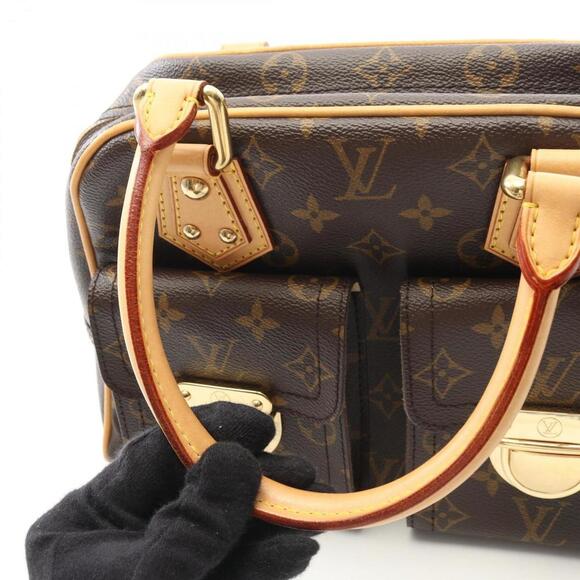 LOUIS VUITTON Brown Monogram Leather Bag - Picture 9 of 9